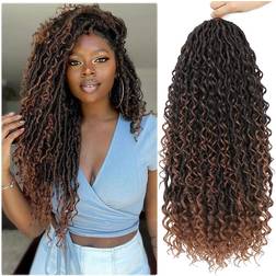 Sambraid Hippie Crochet Braids Bohemian Style 22 inch T1B/30 6-pack