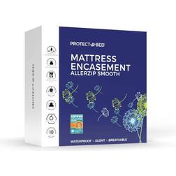 Protect-A-Bed Encasement AllerZip Smooth Mattress Cover White (190.5x96.5)