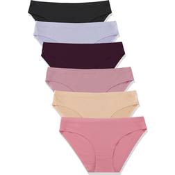 Finetoo Women’s Seamless Hipster 6-pack