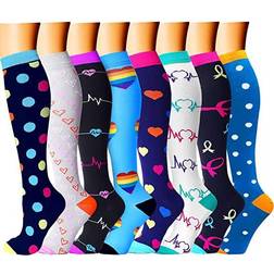 Charmking Compression Socks 8-pack