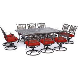 Hanover Traditions 11-Piece Patio Dining Set