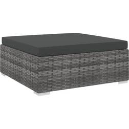 vidaXL fodskammel sofa 1 stk. polyrattan