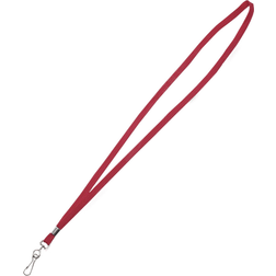 Advantus 24/BX Red Deluxe Neck Lanyard with J-Hooks