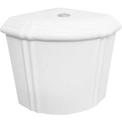 Renovators Supply White Dual Flush Two Piece Round Corner Toilet