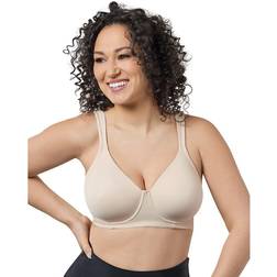 Leading Lady Women's Plus-Size Underwire Padded T-Shirt Bra, Nude