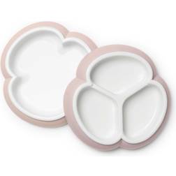 BabyBjörn Tallriksset 2-pack, Blekrosa