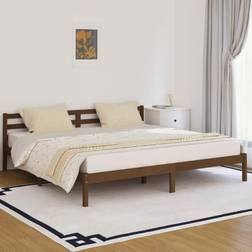 vidaXL Day Bed Solid Pine Honey Bettrahmen