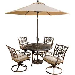 Hanover TRADITIONS5PCSW-SU Traditions Five Patio Dining Set