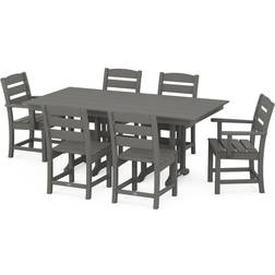 Polywood Lakeside 7pc Farmhouse Patio Dining Set