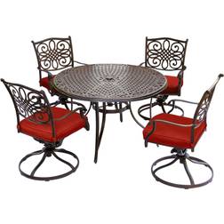 Hanover TRADDN5PCSW Traditions Five Patio Dining Set