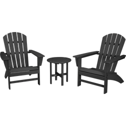 Polywood Nautical Adirondack Outdoor Lounge Set