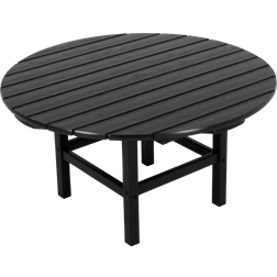 Polywood 38" Round Conversation Outdoor Side Table