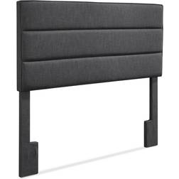 Serta Queen Palisades Upholstered Charcoal Headboard