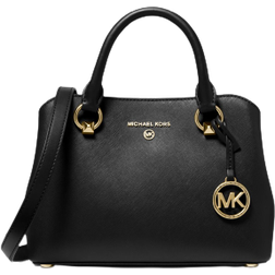 Michael Kors Edith Small Saffiano Leather Satchel - Black