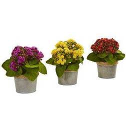 Nearly Natural Artificial Kalanchoe Arrangement Decorative Item 3