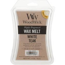 Woodwick White Teak Scented Candle 3oz