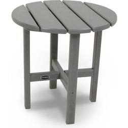 Polywood RST18GY Round Outdoor Side Table