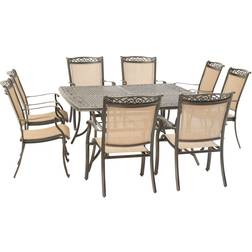 Hanover Fontana 9-Piece Patio Dining Set