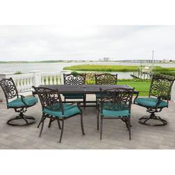 Hanover TRADDN7PCSW Traditions Patio Dining Set