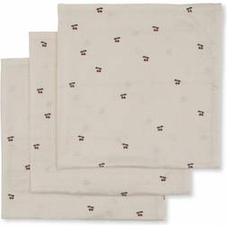 Konges Sløjd Muslin Cloths 3-pack Cherries