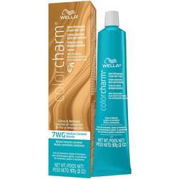 Wella Color Charm Gloss & Refresh Demi-Permanent Cream Hair Color 7WG Caramel Blonde
