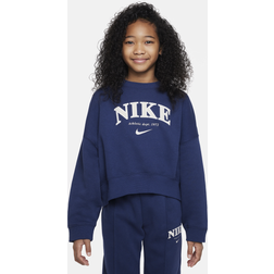Nike Sportswear Trend Crew Sweatshirt Blå 137-146cm år