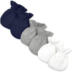 Burt's Bees Baby 3-Pack Organic Cotton Mittens Grey Pack