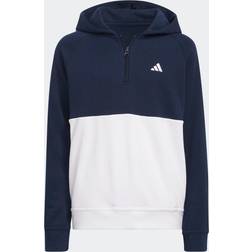 Adidas Junior Colorblock Hoodie - Navy (HS7413)