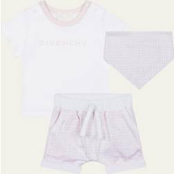 Givenchy Baby White & Pink Three-Piece Set 44Z Marshmallow 12M