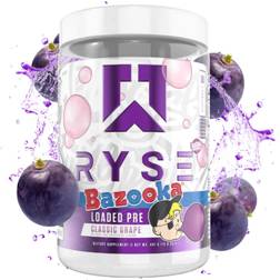 RYSE Loaded Pre-Workout - Bazooka Grape 15.6