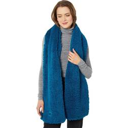 UGG Women's Sherpa Oversized Scarf Blue/Sapphire