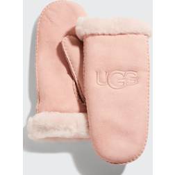 Logo Shearling Mittens