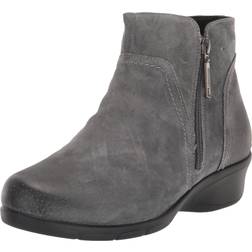 Propét Womens (R) Waverly Suede Ankle Boots Black