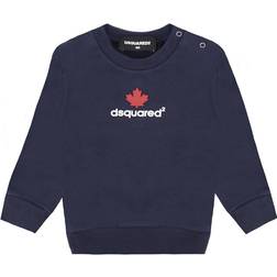 DSquared2 Baby Boys Logo Print Cotton Sweatshirt Navy 18M