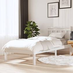 vidaXL Bed Frame White Sängram