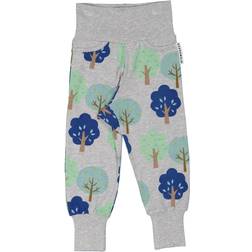 Geggamoja Bamboo Baby Pants - Tree Gray