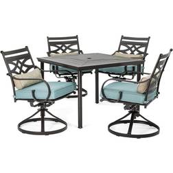 Hanover MCLRDN5PCSQSW4 Montclair Five Patio Dining Set