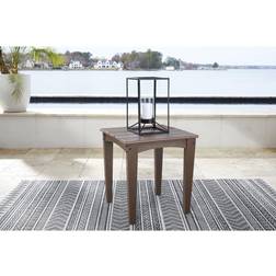 Ashley Signature Emmeline Poly All Weather Square Outdoor Side Table
