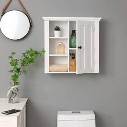 LuxenHome MDF Wood Wall Cabinet