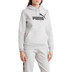 Puma Essentials Logo Pullover Hoodie Grey