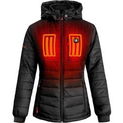 ActionHeat Women's 5V Battery Heated Hooded Puffer Jacket