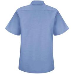Red Kap Women's Standard Industrial Work Shirt, Petrol Blue