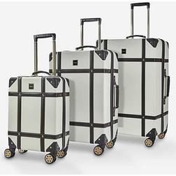 Rock Luggage Vintage 8-Wheel Suitcases 3