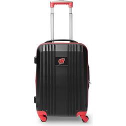 Mojo NCAA Wisconsin 21 Hardcase 2-Tone Luggage Carry-On Spinner