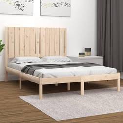 vidaXL brown, 120 Solid Pine Bed Frame Bed Bettrahmen