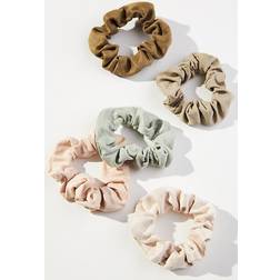 Kitsch 5 Pack Textured Scrunchies One