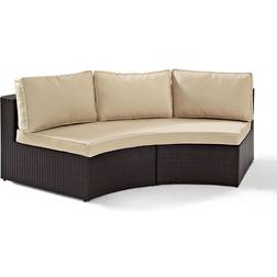 Crosley Furniture Catalina Collection CO7120-BR Outdoor Sofa