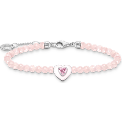 Thomas Sabo Bracelet With Pink Heart