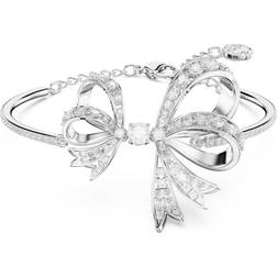 Swarovski Volta Bangle - Silver/Transparent