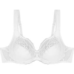 Triumph Modern Lace Cotton Underwired Bra - White